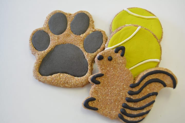 Freshly baked pet treats